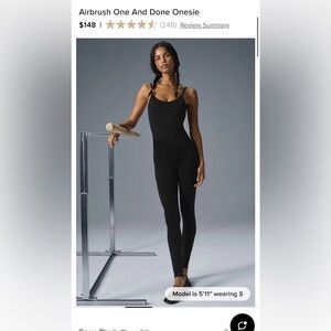 ALO Yoga Black Jumpsuit